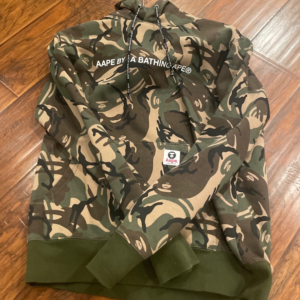 BAPE camo sweatshirt
